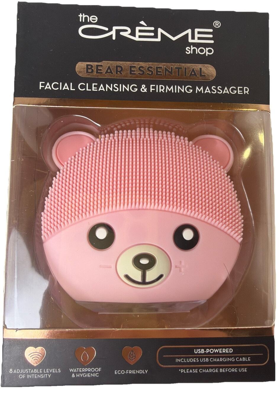 The Creme Shop Bear Essential Facial Cleansing & Firming Massager, Brand New!